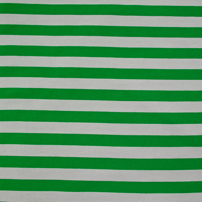 Twill de viscose rayé gris et vert