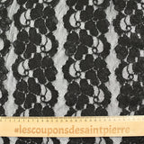 Dentelle polyester Marisol noir