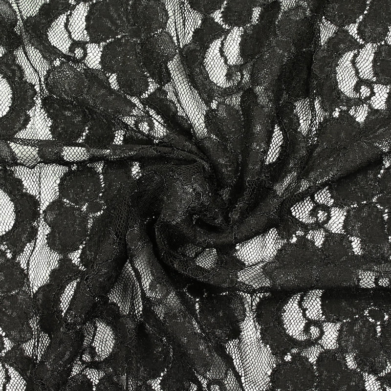 Dentelle polyester Marisol noir