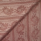 Dentelle polyester Paloma vieux rose