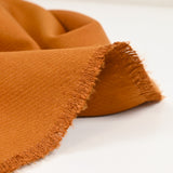 Sergé de viscose rouille