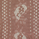 Dentelle polyester Paloma vieux rose