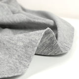 Jersey de coton fin gris chiné