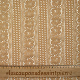 Dentelle polyester Lucia beige