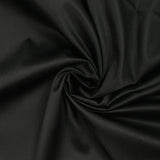 Satin de coton élasthanne fin noir