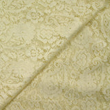 Dentelle polyester Ximena jaune pâle