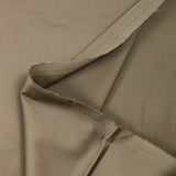 Satin de coton élasthanne fin grège