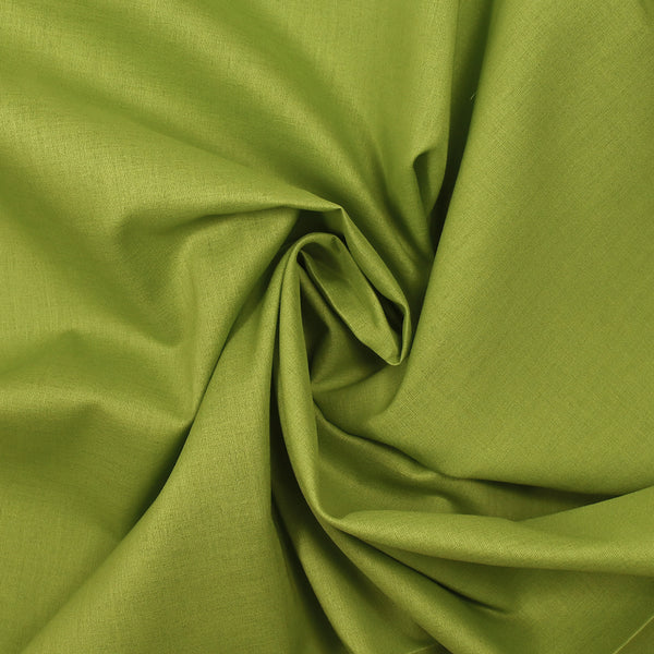 Apple green cotton batiste