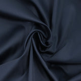 Satin de coton élasthanne fin bleu nuit