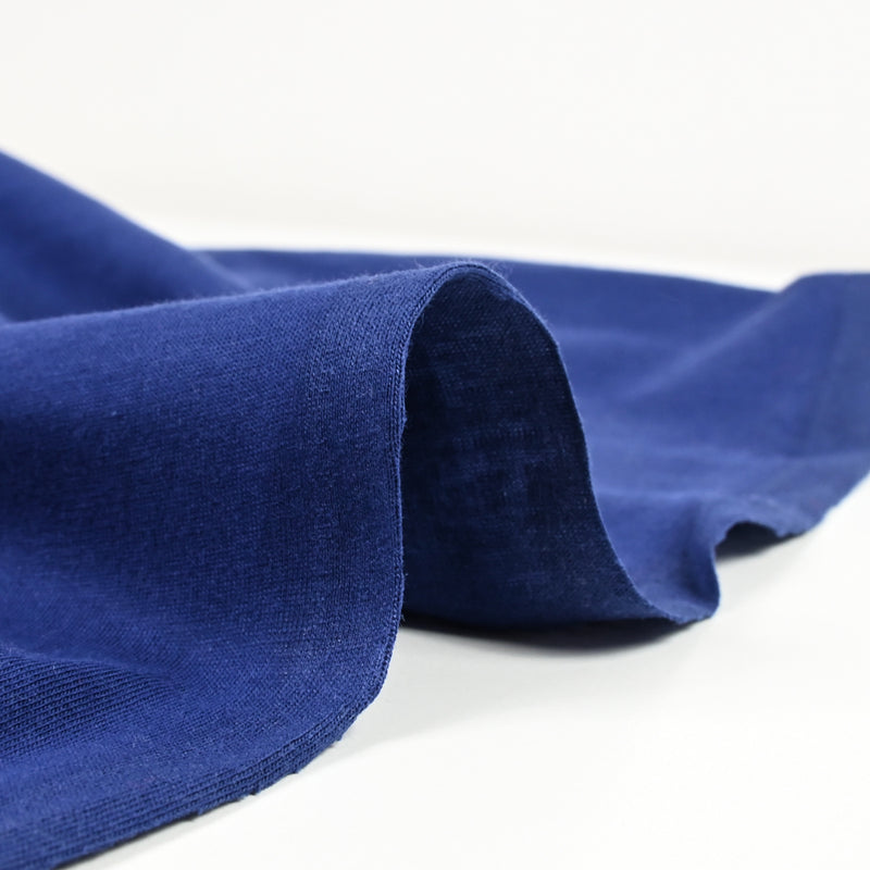 Jersey de coton bleu