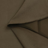 Gabardine de coton élasthanne châtaigne