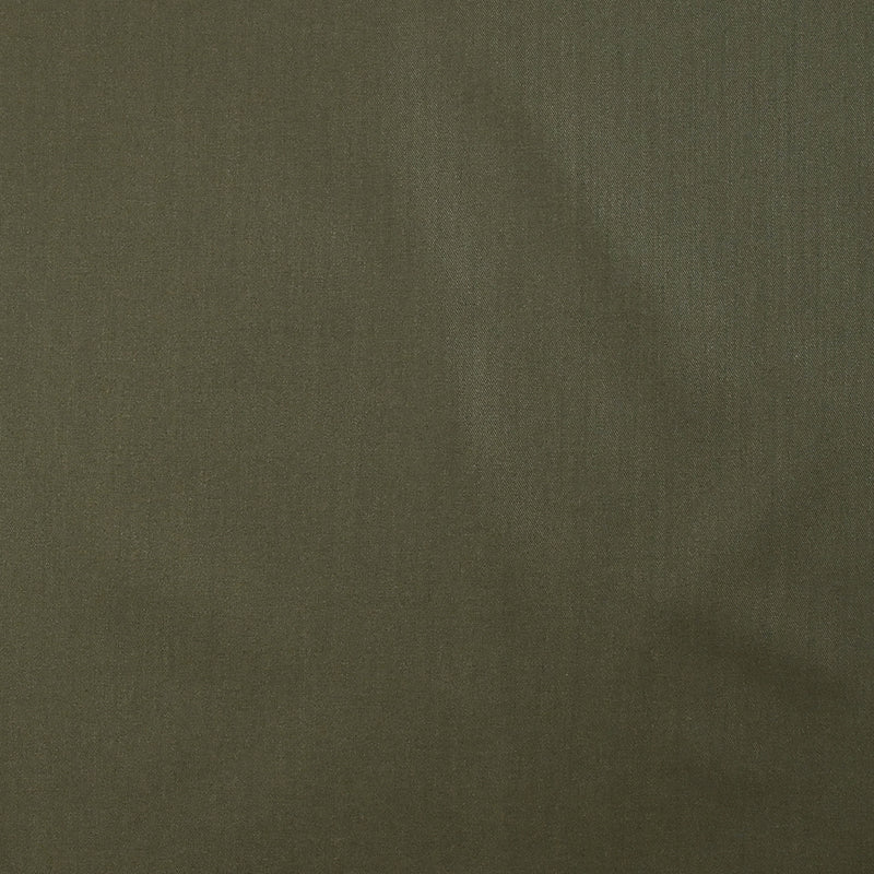 Twill de polyviscose ciré kaki