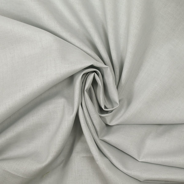 Batiste de coton gris clair