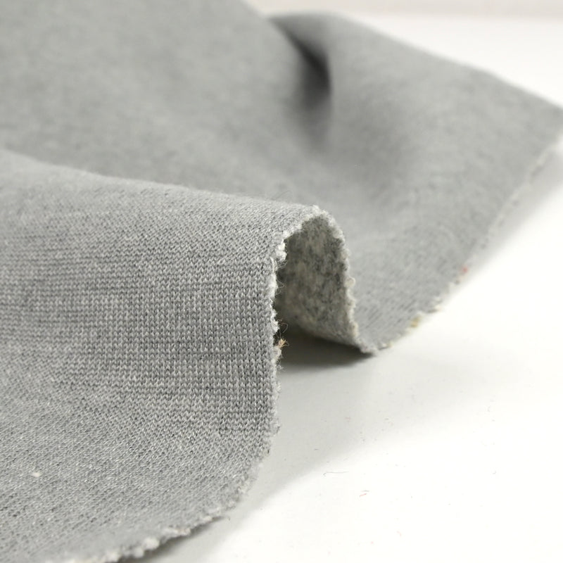 Jersey de polycoton envers piqué gris
