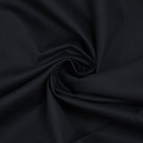 Satin de coton et soie bleu nuit
