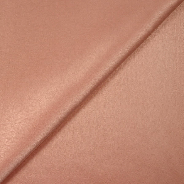 Crêpe satin lourd rose saumon