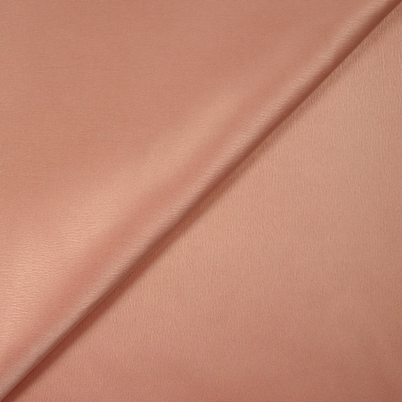 Crêpe satin lourd rose saumon