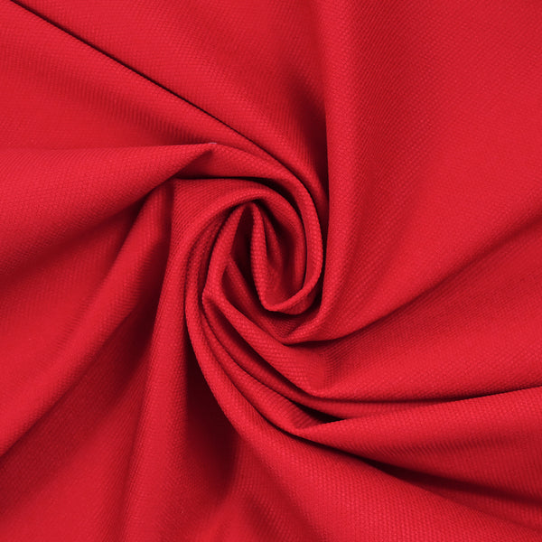 Polyester élasthanne fantaisie rouge