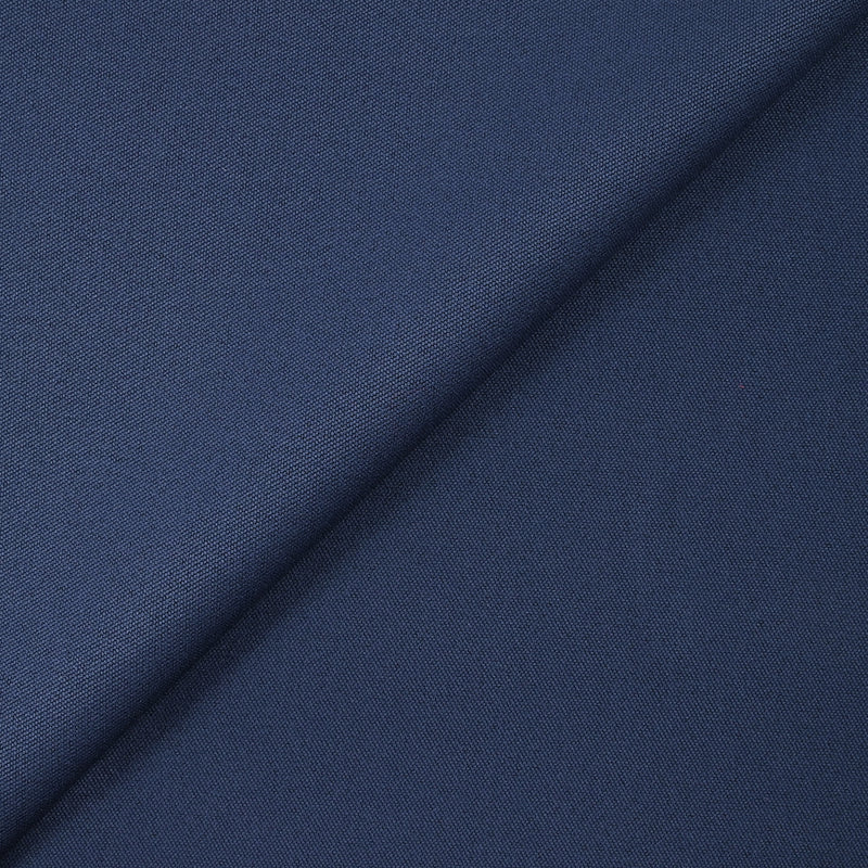 Sergé de polyester élasthanne fantaisie bleu nuit
