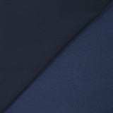 Sergé de polyester élasthanne fantaisie bleu nuit