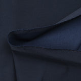 Sergé de polyester élasthanne fantaisie bleu nuit