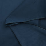 Gabardine de coton élasthanne bleu foncé