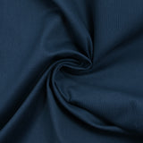 Gabardine de coton élasthanne bleu foncé