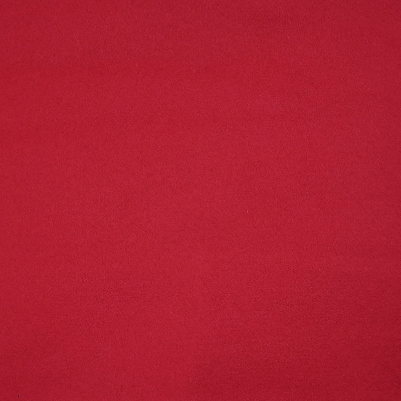 Velours de laine et cachemire rouge