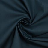 Twill de coton bleu pétrole