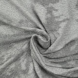 Maille texturée imprimée terre en pointillé fond gris