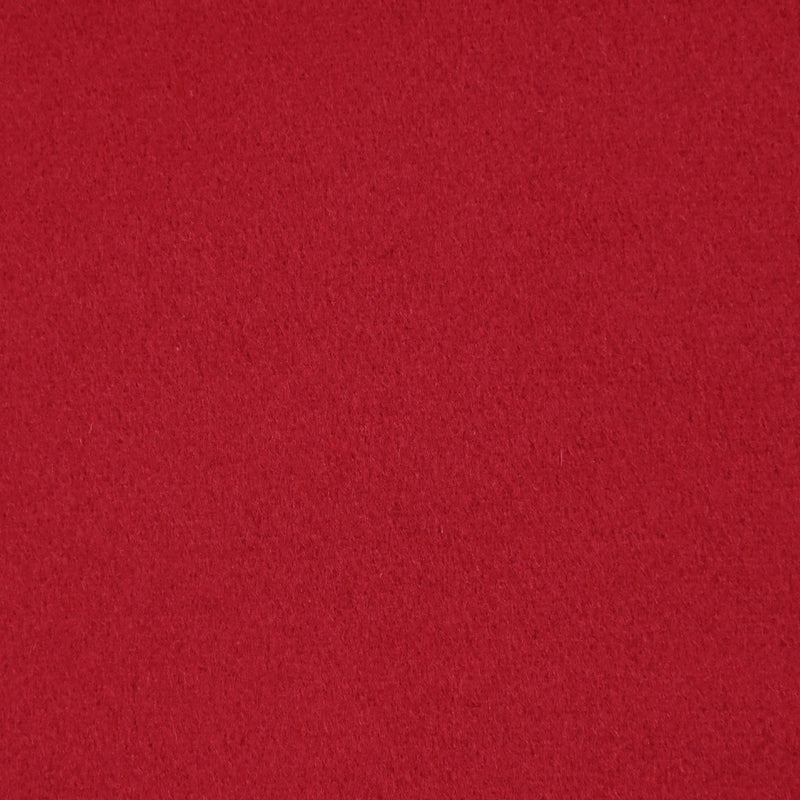 Velours de laine et cachemire rouge