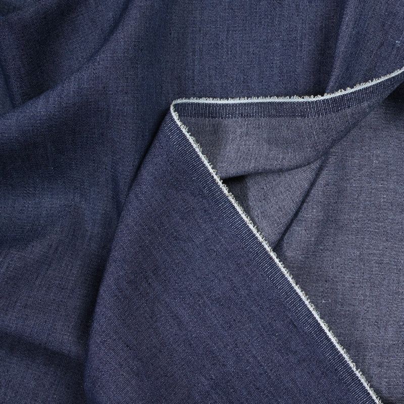Jean's léger polycoton poids chemise bleu