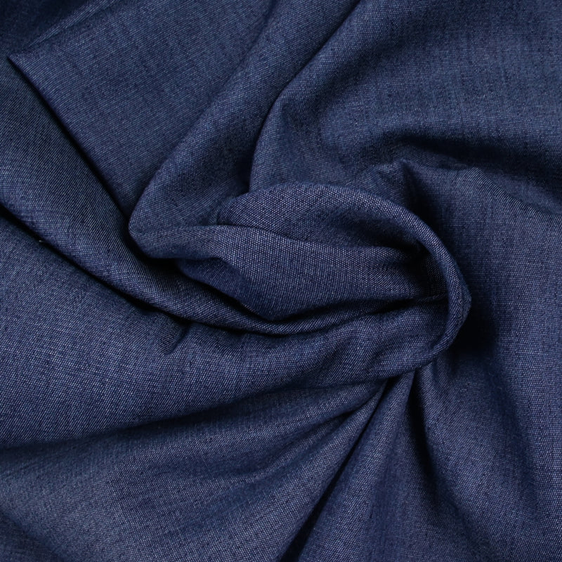 Jean's léger polycoton poids chemise bleu
