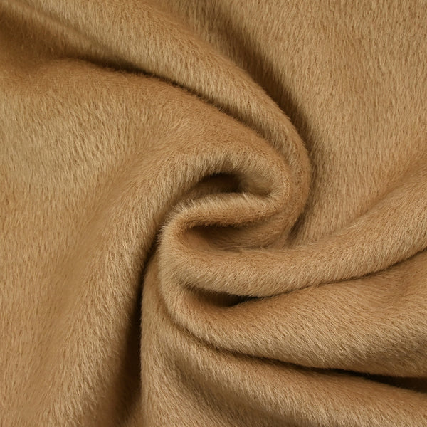 Fausse fourrure Carmen poil ras camel