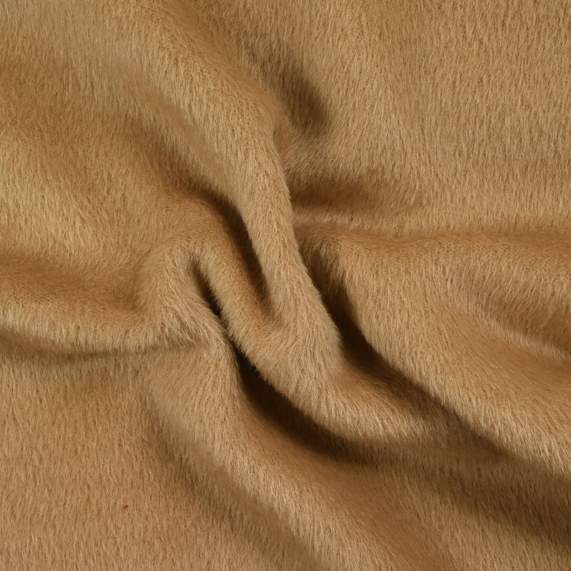 Fausse fourrure Carmen poil ras camel