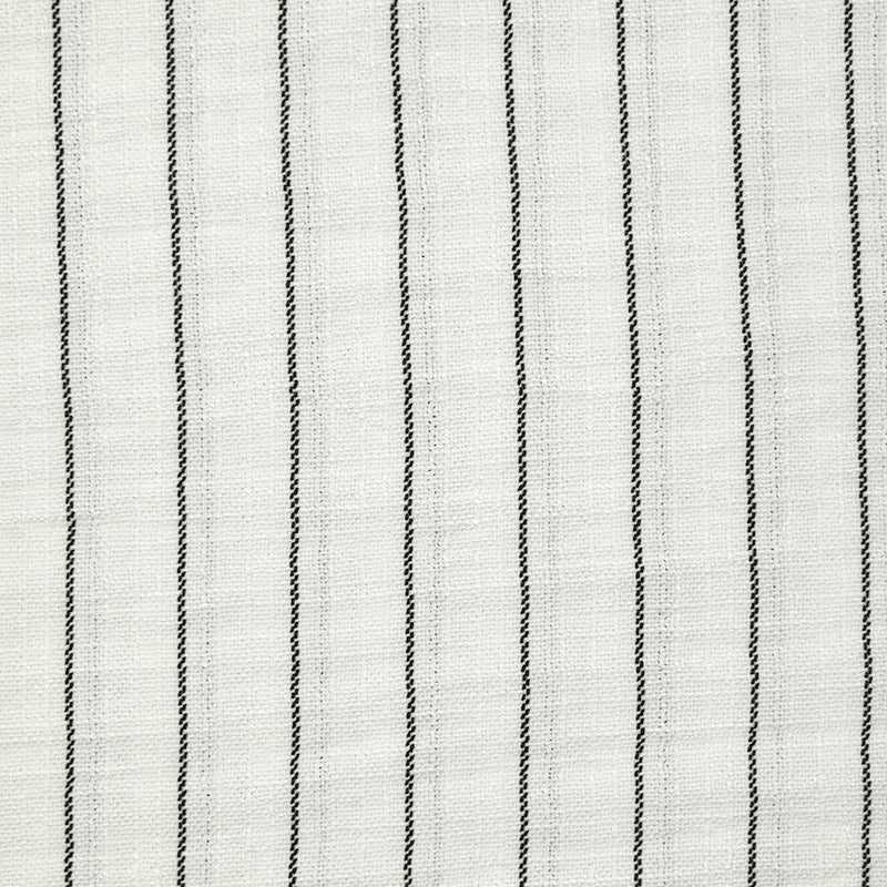 Étamine de polyester rayures Sabrina fond blanc