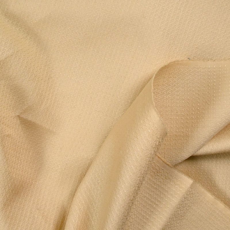 Coton élasthanne relief fantaisie cappuccino