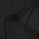 Maille relief ajourée Suzanne noir