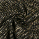 Tweed de laine mélangée Nona beige et noir
