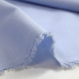 Coton tissé aspect lin bleu layette