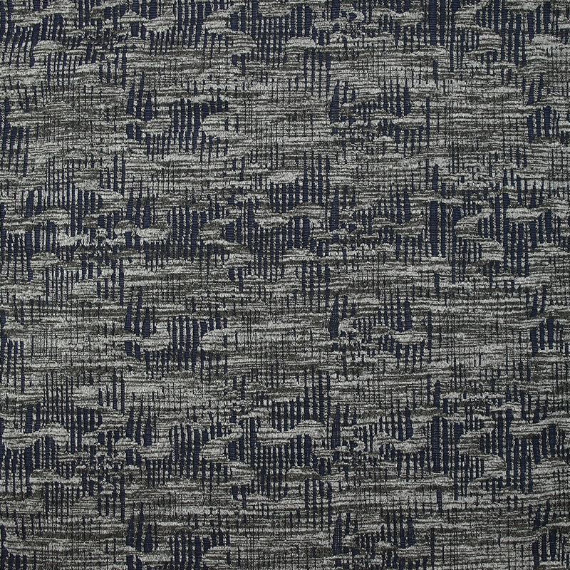 Maille texturée folie invasive gris et marine