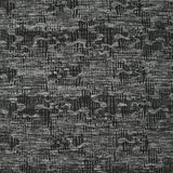 Maille texturée folie invasive gris et noir