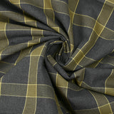 Khaki tartan cotton flannel anthracite background