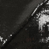 Black sequin tulle