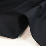 Gabardine de coton élasthanne bleu nuit