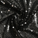 Black sequin tulle