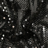 Black sequin tulle