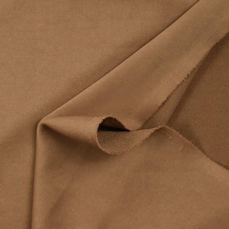 Crêpe jersey de polyester camel