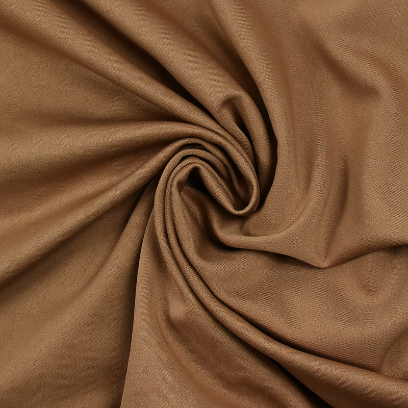 Crêpe jersey de polyester camel
