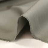 Twill de coton élasthanne gris silex